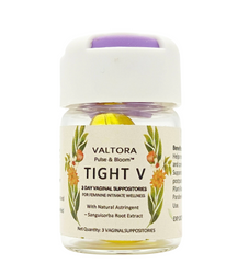 Valtora -Tight V Plant-Based Vaginal Wellness Suppositories | 3-Day Refresh | Feminine Care