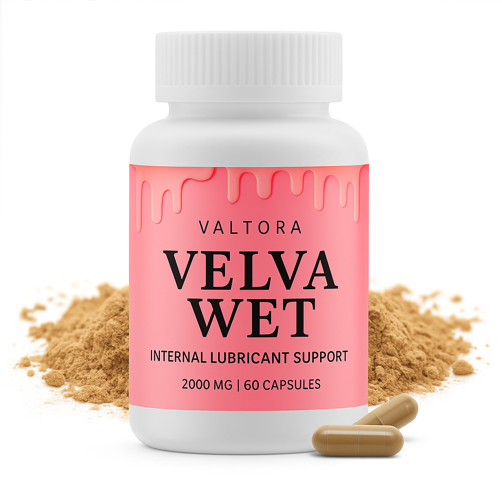 Valtora - Velva Wet Oral Supplement for Feminine Moisture & Comfort | 60 Capsules