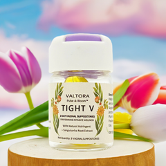 Valtora -Tight V Plant-Based Vaginal Wellness Suppositories | 3-Day Refresh | Feminine Care
