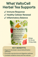 ValtoCell - Soursop, Papaya, Moringa, dandelion roots, Defense Herbal Infusion blend