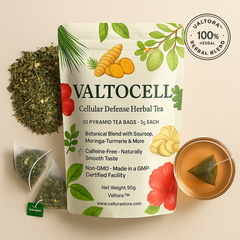 ValtoCell - Soursop, Papaya, Moringa, dandelion roots, Defense Herbal Infusion blend