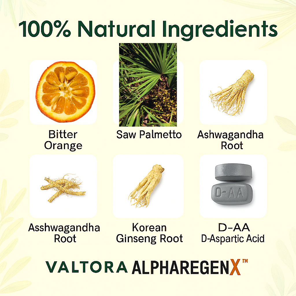 Valtora - AlphaRegenX - Prostate and Testosterone Support, DHT Blocker