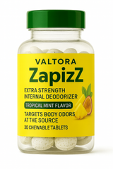Valtora- ZapizZ- Chlorophyll, Bentonite Clay Internal Deodorizer