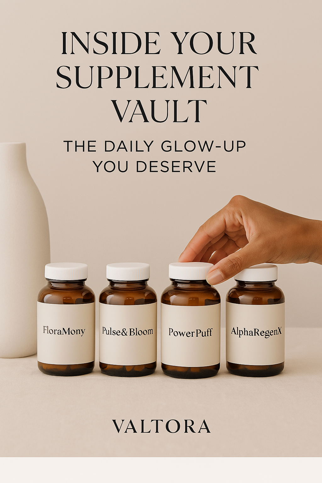 Inside Your Supplement Vault: The Daily Glow-Up You Deserve