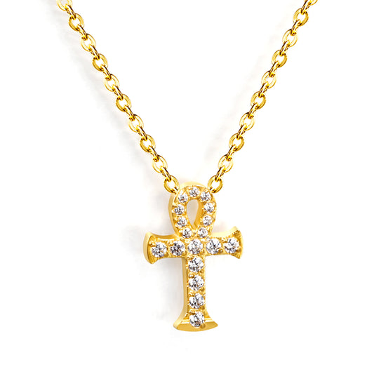 Collier Ankh doré : l'éclat d'un style éternel