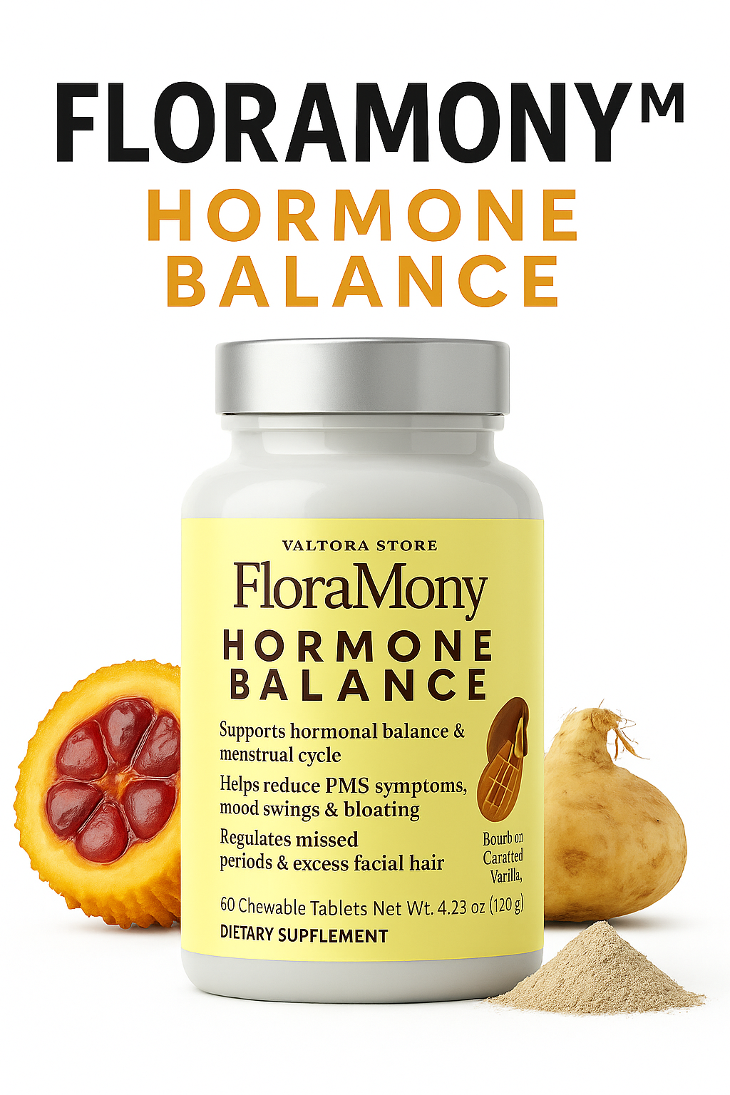 FloraMony – Women’s Daily Plant-Based Wellness Capsules – 90 ct