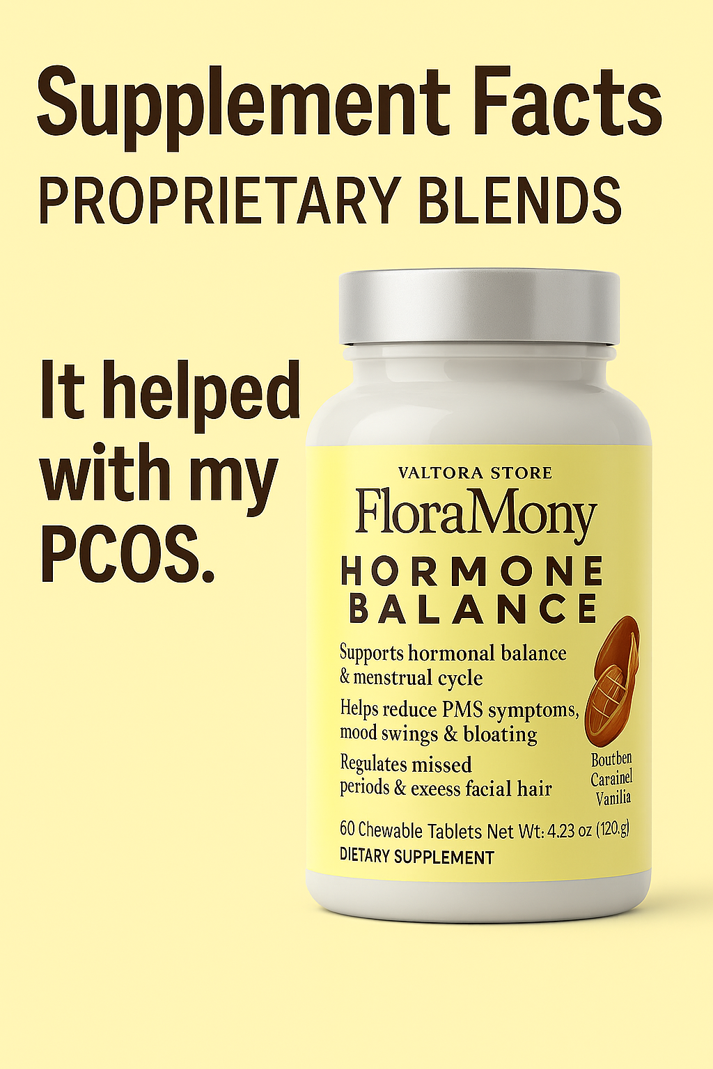 FloraMony – Women’s Daily Plant-Based Wellness Capsules – 90 ct