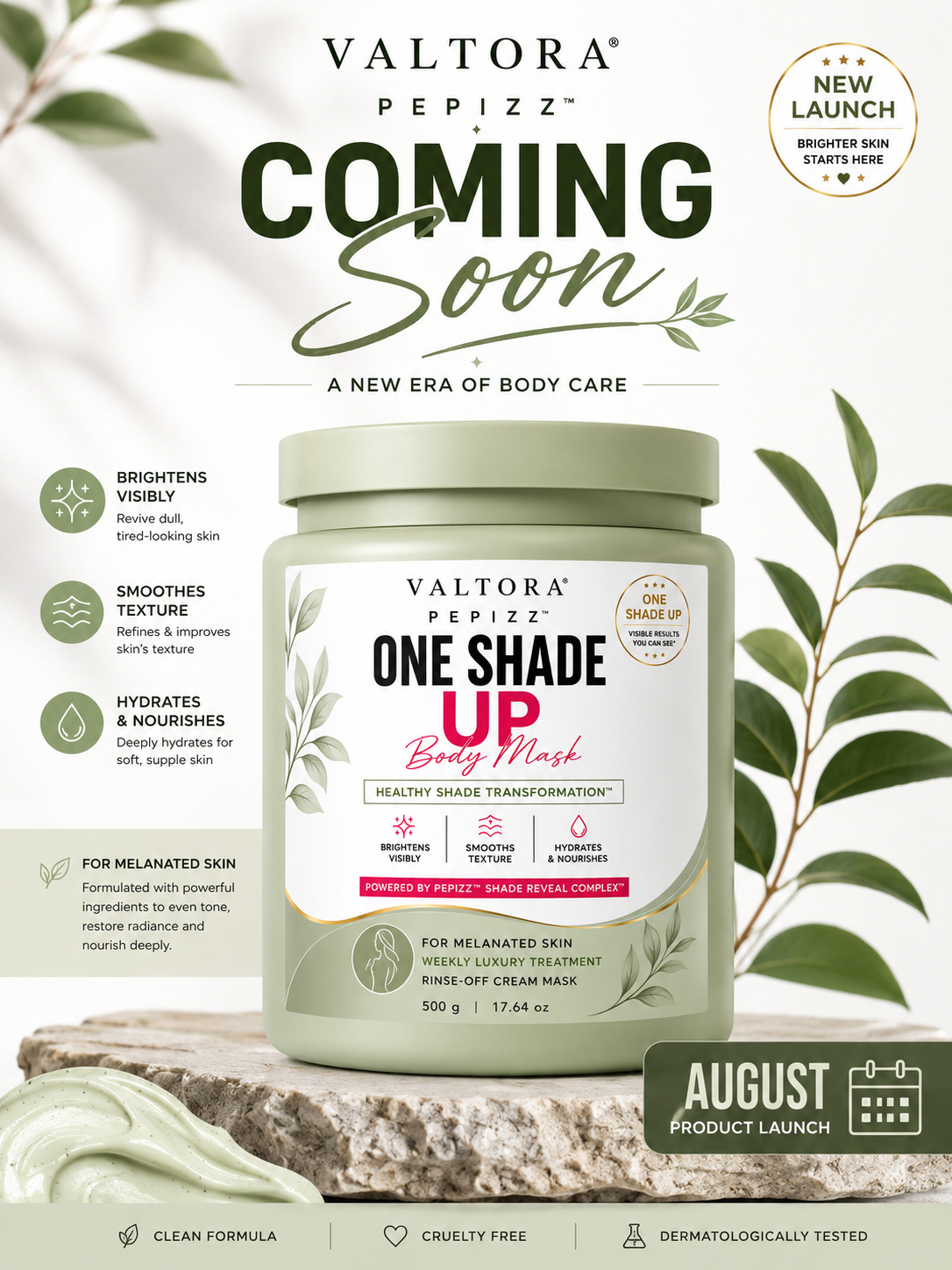 PepizZ™ One Shade Up™ Body Mask