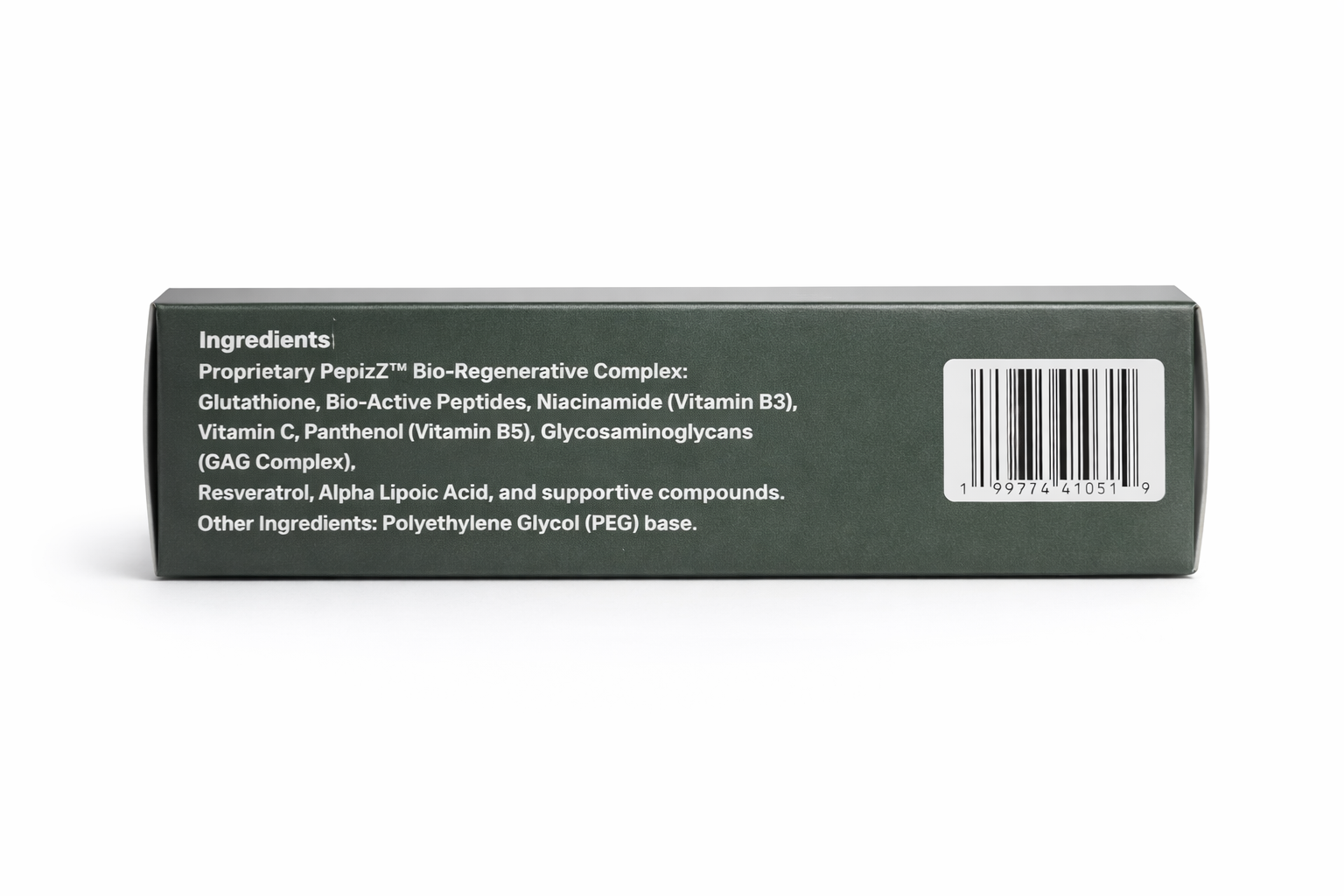 PepizZ™ Gluta Suppositories –  15 days Reset, Inner Radiance Support, Beauty From Within Formula, 15 count