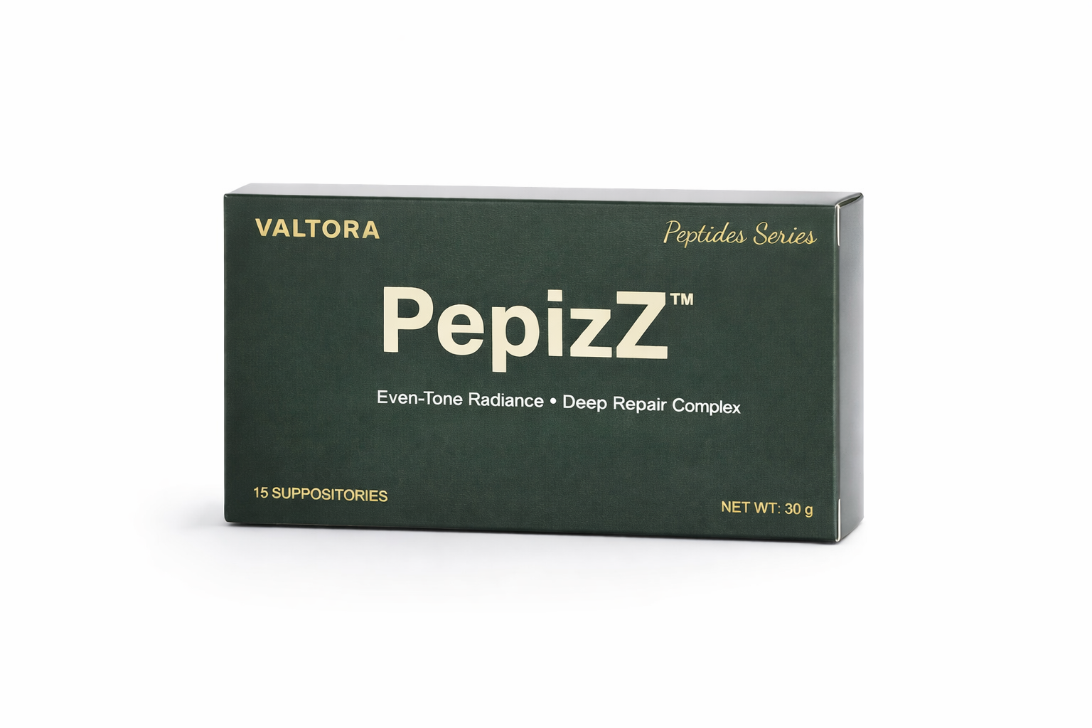 PepizZ™ Gluta Suppositories –  15 days Reset, Inner Radiance Support, Beauty From Within Formula, 15 count