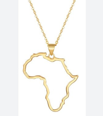 Collier pendentif Afrique : design minimaliste et audacieux