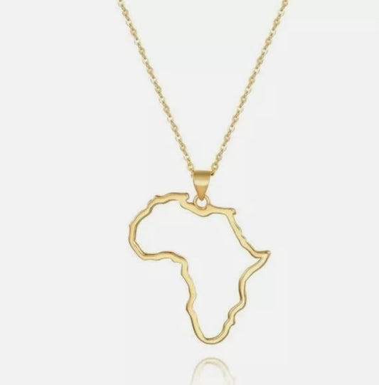 Collier pendentif Afrique : design minimaliste et audacieux