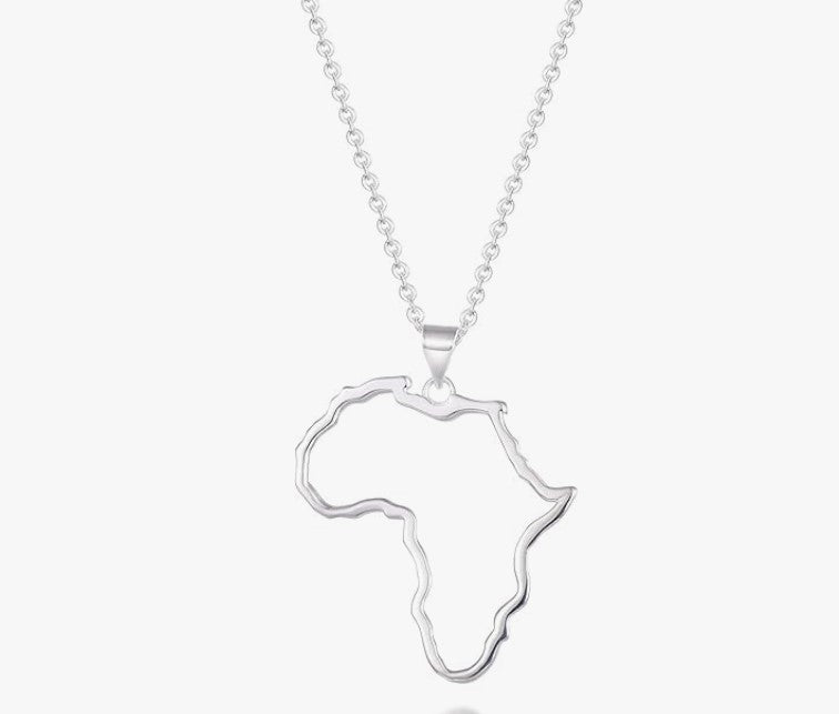 Collier pendentif Afrique : design minimaliste et audacieux