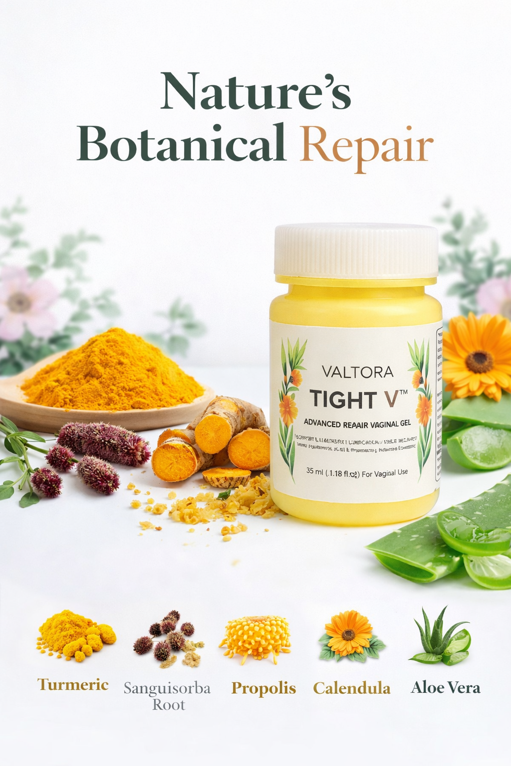 VALTORA - Tight V Advanced Repair Gel – Hyaluronic Acid, 7-Day Application REPLUMP + REPAIR