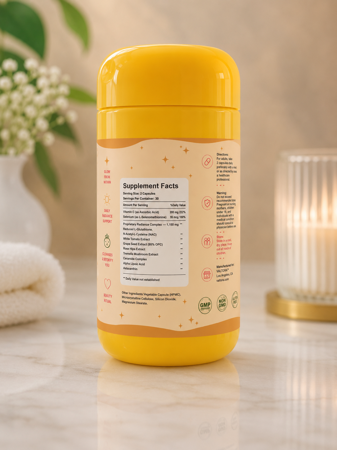 Valtora PepizZ™ – Dual Radiance + Glass Skin Complex