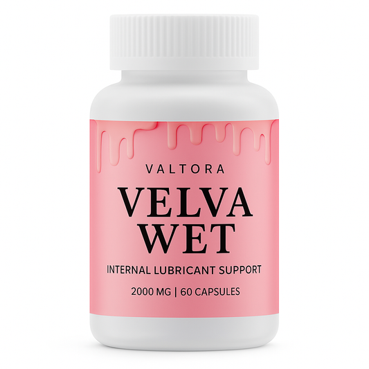 Pulse & Bloom - Velva Wet Oral Supplement for Feminine Moisture & Comfort | 60 Capsules