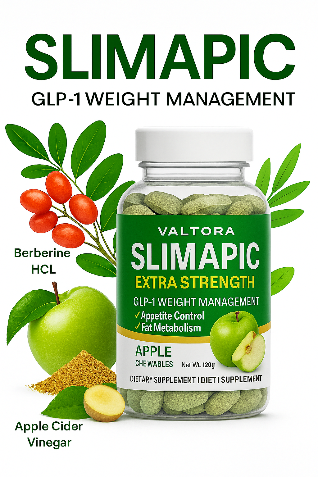 Valtora- Slimapic GLP-1 Weight Management Chewables tablets