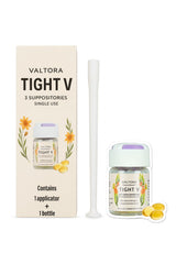 Valtora -Tight V Plant-Based Vaginal Wellness Suppositories | 3-Day Refresh | Feminine Care
